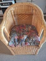 Rieten stoel, Huis en Inrichting, Stoelen, Ophalen, Gebruikt, Overige kleuren, Eén