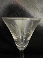 Hand gegraveerd antiek Glasservies uit 1948, Huis en Inrichting, Ophalen, Gebruikt