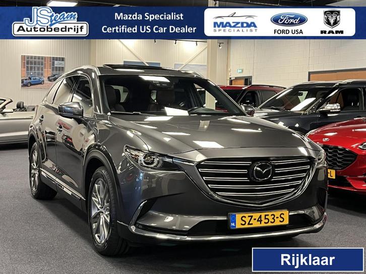 Mazda CX-9 2.5 SkyActiv-G Signature Turbo Automaat 231PK AWD, Auto's, Mazda, Bedrijf, Te koop, CX-9, ABS, Achteruitrijcamera, Adaptive Cruise Control