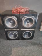 4x 12 inch, Audio, Tv en Foto, Luidsprekers, Gebruikt, Subwoofer, 120 watt of meer, Ophalen