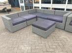 Redelijk nette lounge set R&D design met kussens hoekbank, Ophalen, Kunststof, Gebruikt, Loungeset