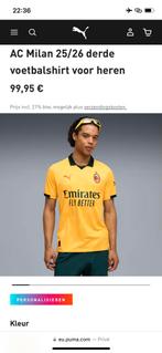 Ac milan 25/26 derde shirt, Maat XS of kleiner, Ophalen of Verzenden, Nieuw, Shirt