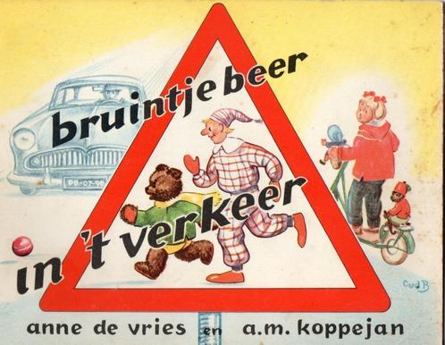 oud schoolboekje "Bruintje Beer in 't verkeer", Boeken, Schoolboeken, Gelezen, Nederlands, Overige niveaus, Ophalen of Verzenden