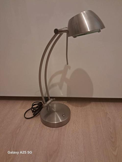 Stijlvolle bureaulamp - Metaal, Huis en Inrichting, Lampen | Tafellampen, Gebruikt, Minder dan 50 cm, Metaal, Ophalen of Verzenden