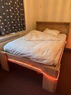 IN PRIJS VERLAAGD!Steigerhouten Tienerbed Twijfelaar 120x200, Ophalen of Verzenden, Gebruikt, Twijfelaar