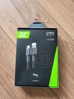 Greencell Ray 3x 200cm usb c cable, Nieuw, Ophalen of Verzenden, Samsung