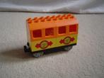 luxe passagierswagon geel/oranje voor de duplo trein, Ophalen of Verzenden, Gebruikt, Complete set, Duplo