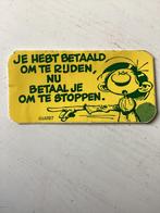 Sticker Guust (strip), Verzamelen, Stripfiguren, Verzenden, Guust of Robbedoes, Zo goed als nieuw, Plaatje, Poster of Sticker