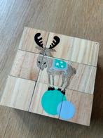 Bloomingville Houten Blokken Puzzel, Ophalen of Verzenden, Zo goed als nieuw, Jongen of Meisje