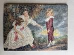Oude houten puzzle, Zeitvertreib, Untergehende Sonne, Antiek en Kunst, Antiek | Speelgoed, Ophalen of Verzenden