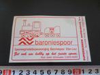 sticker etten-leur baroniespoor spoorweg modelbouw, Verzamelen, Stickers, Ophalen, Zo goed als nieuw, Bedrijf of Vereniging