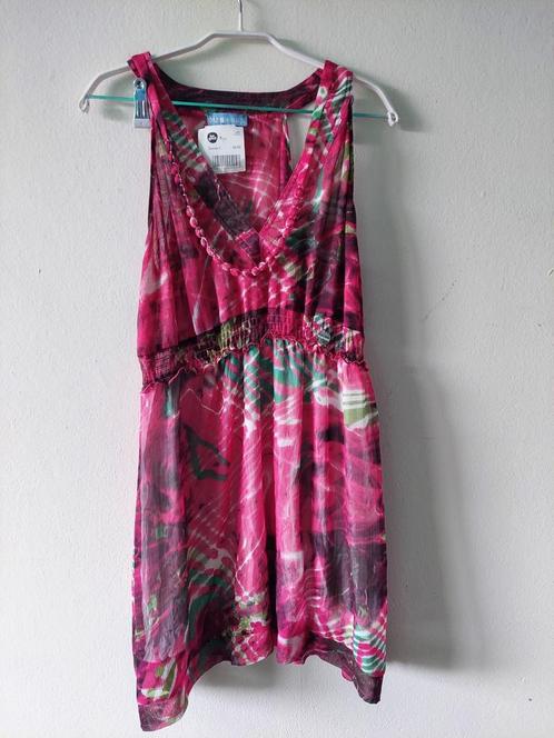 🌿 Boho Chic – Prachtig Roze Boho Jurkje met Kralen Ketting, Kleding | Dames, Jurken, Zo goed als nieuw, Roze, Knielengte, Ophalen of Verzenden