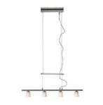 Ikea Tidig hanglamp 4x20 Watt, Huis en Inrichting, Lampen | Hanglampen, Ophalen, Gebruikt, Glas, 75 cm of meer
