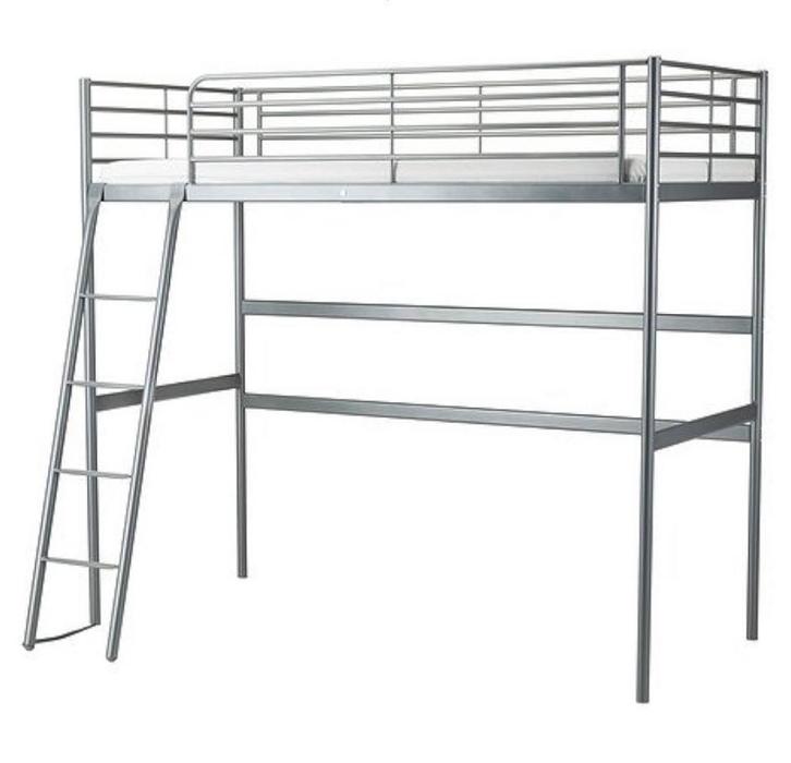 Ikea Hoogslaper - Ruimtebesparend en Stijlvol!, Huis en Inrichting, Slaapkamer | Stapelbedden en Hoogslapers, Gebruikt, Hoogslaper