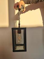 Hanglamp / plafondlamp in lantaarn stijl, Huis en Inrichting, Lampen | Hanglampen, Ophalen of Verzenden, Glas, Minder dan 50 cm