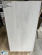 Laminaat Wit Napoli PRK302 24cm brede 8mm dik 4V €14,95m2, 75 m² of meer, Wit, Nieuw, Ophalen of Verzenden