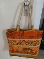 Canvas  stevig shopper  / strandtas  met print , water dicht, Sieraden, Tassen en Uiterlijk, Tassen | Damestassen, Nieuw, Oranje