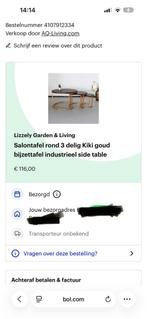 Salon tafels te koop, 50 tot 100 cm, Rond, Nieuw, Ophalen of Verzenden