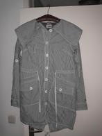 Tommy hilfiger gestreepte parka blouse maat 34/36, Blauw, Ophalen of Verzenden, Zo goed als nieuw, Maat 36 (S)