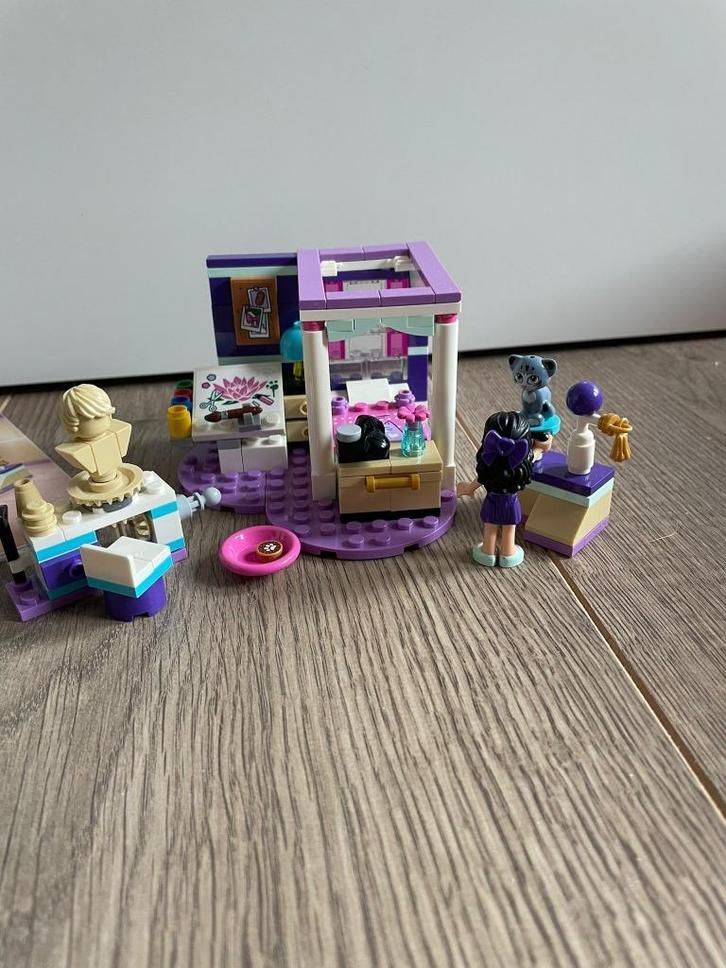 lego friends 41324 Emma's luxe slaapkamer, Kinderen en Baby's, Speelgoed | Duplo en Lego, Zo goed als nieuw, Lego, Complete set