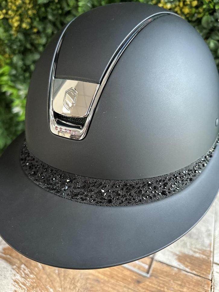 SALE! Nieuwe Samshield met crystal medley band, Dieren en Toebehoren, Paardrijkleding, Nieuw, Bovenkleding, Dressuur, Ophalen of Verzenden