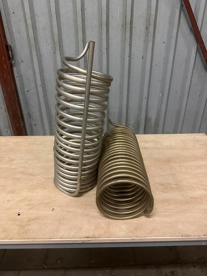 RVS 316 Warmtewisselaar / Spiraal – 15 mm buis –ca. 12 meter, Tuin en Terras, Zwembad-toebehoren, Zo goed als nieuw, Ophalen of Verzenden