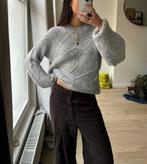 Denhan Grijze Gebreide Trui - Maat M, Ophalen of Verzenden, Zo goed als nieuw, Maat 38/40 (M), Grijs