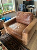 Lederen luie stoel GRATIS!!, Huis en Inrichting, Fauteuils, Ophalen, Zo goed als nieuw, 75 tot 100 cm, Leer