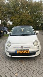Fiat 500 2008, Auto's, Voorwielaandrijving, Stof, Wit, Origineel Nederlands