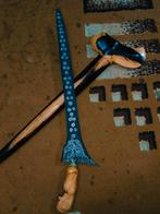 Antieke Keris Tilam Upih Pamor Udan Mas Gayaman Solo SUZ97, Verzenden