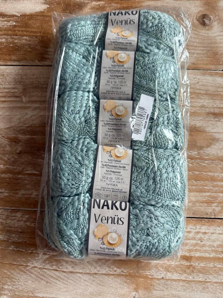 Brei- en haakgaren - Nako Venus, Hobby en Vrije tijd, Breien en Haken, Nieuw, Breien of Haken, Wol of Garen, Ophalen of Verzenden