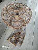 Rieten lamp Riviera Maison zie fotos, Ophalen of Verzenden, Gebruikt, Overige materialen, Minder dan 50 cm