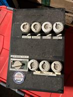 3-Fasen Meterkast met Groepen en Aardlekschakelaar, Doe-het-zelf en Verbouw, Elektra en Kabels, Ophalen of Verzenden, Gebruikt