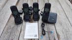Gigaset A270A - Quattro DECT telefoon, Ophalen of Verzenden, Gebruikt, 4 handsets of meer, Stralingsarm