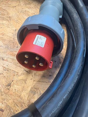 Krachtstroomkabel 380 / 400 volt  5xG10 mm2  Let op 35 Mtr- beschikbaar voor biedingen