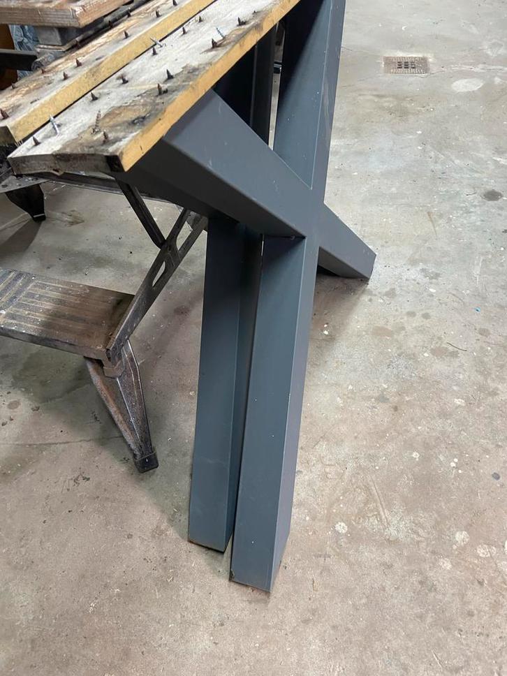 Kruispoot Onderstel - Tafelpoten, Antiek en Kunst, Antiek | Meubels | Tafels, Ophalen of Verzenden