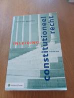 Inleiding Constitutioneel Recht 8e druk, Boeken, Studieboeken en Cursussen, Ophalen of Verzenden, Alpha, Zo goed als nieuw, WO