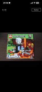 LEGO Minecraft 21143 The Nether Portal - Compleet!, Kinderen en Baby's, Speelgoed | Duplo en Lego, Ophalen of Verzenden, Zo goed als nieuw