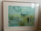 Joke Konijn Schilderij: Strandscene, Ophalen of Verzenden