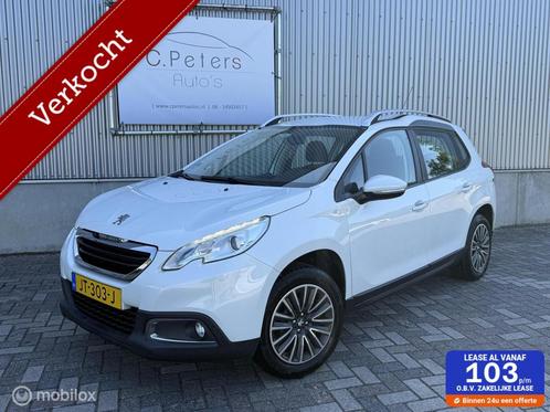 Peugeot 2008 VERKOCHT1.2 Vti 82pk Blue Lion 2016 / Navigatie, Auto's, Peugeot, Bedrijf, ABS, Airbags, Airconditioning, Alarm, Bluetooth