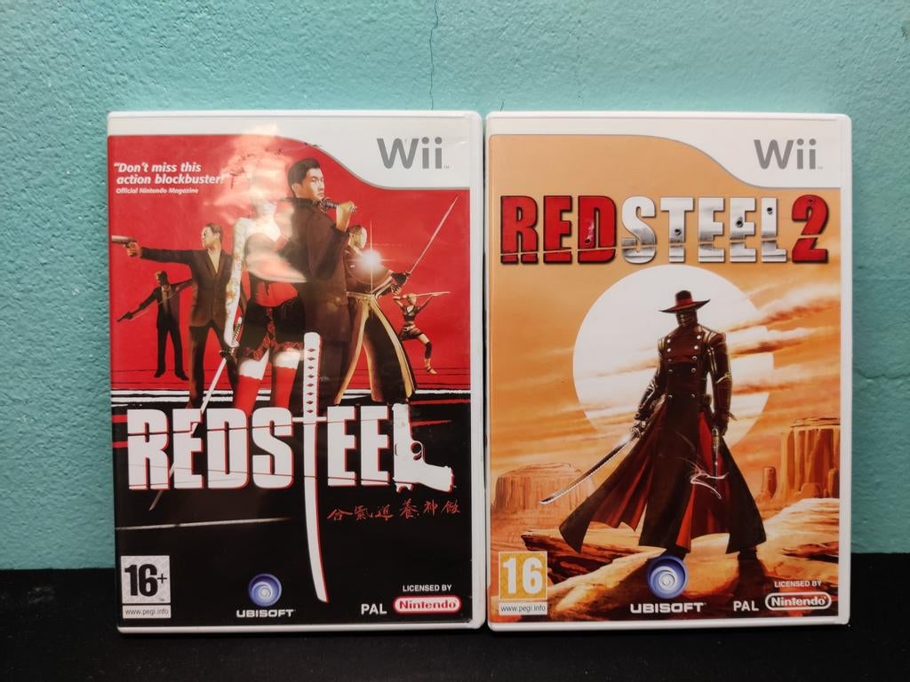 Red Steel 1 & 2 - Wii Games, Spelcomputers en Games, Games | Nintendo Wii, Avontuur en Actie, Gebruikt, 1 speler, Ophalen of Verzenden