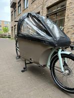 Tweedehands elektrische Dolly Family bakfiets - licht blauw, Overige merken, Gebruikt, 3 kinderen, Ophalen of Verzenden