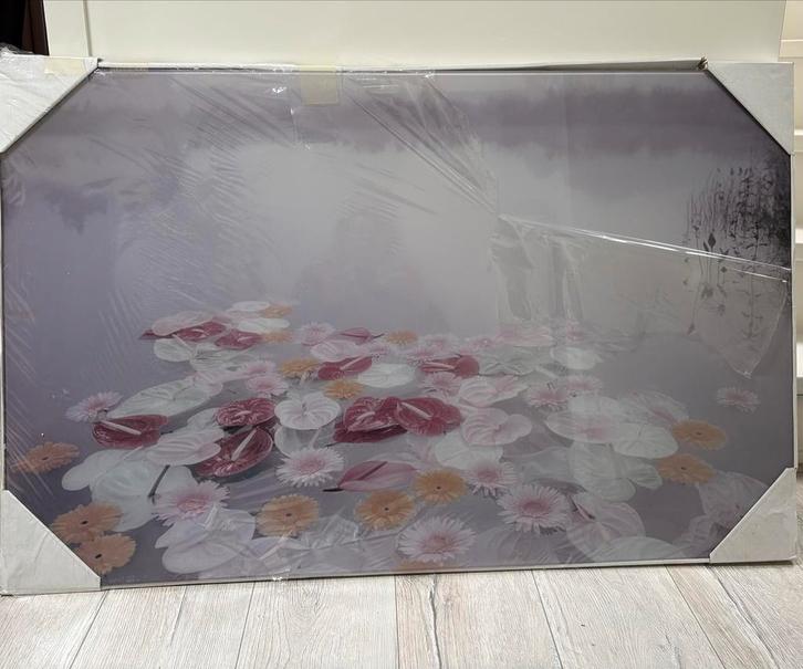 Pronto Glasschilderij Nieuw in Plastic 110x70cm, Huis en Inrichting, Woonaccessoires | Schilderijen, Tekeningen en Foto's, Nieuw