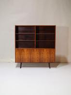 Boekenkast met klep Hundevad Deens palissander, Ophalen, 100 tot 150 cm, -, 100 tot 150 cm