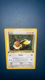 Pokémon kaarten Eevee first edition, Ophalen of Verzenden, Zo goed als nieuw