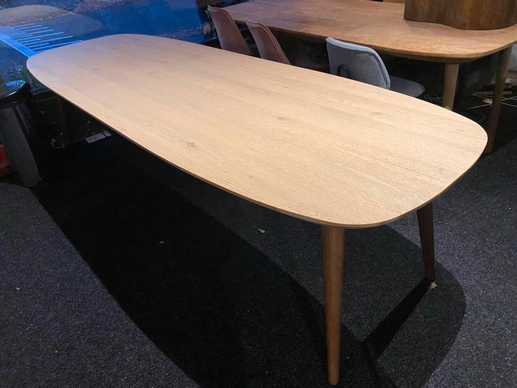 Deens ovale eettafel, licht eiken, 300x100, Huis en Inrichting, Tafels | Eettafels, Nieuw, 100 tot 150 cm, 200 cm of meer, Vijf personen of meer