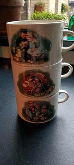 3 soepkommen Ot en Sien. Villeroy & Boch, Gebruikt, Keramiek, Ophalen of Verzenden, Kom(men)