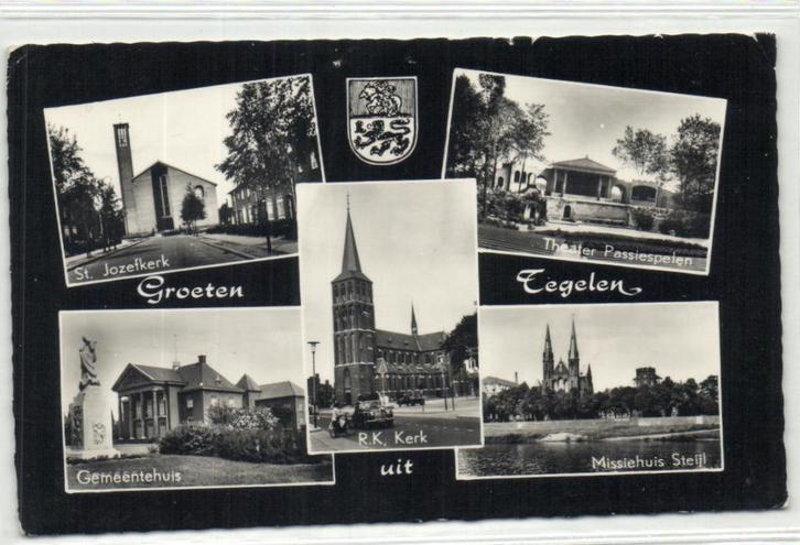 x27011 tegelen, Verzamelen, Ansichtkaarten | Nederland, Gelopen, Limburg, 1960 tot 1980, Verzenden