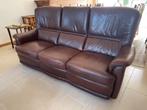 Echt Lederen Bankstellen en stoelen | 4 delig, Huis en Inrichting, Banken | Bankstellen, Ophalen, Zo goed als nieuw, 75 tot 100 cm