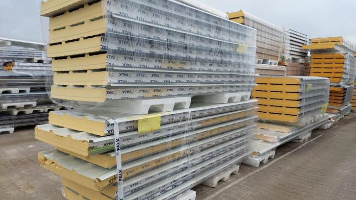 B-keus Falk dakpanelen, Doe-het-zelf en Verbouw, Platen en Panelen, Zo goed als nieuw, Overige materialen, 100 mm of meer, Ophalen